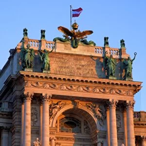 Hofburg Palace Exterior, Vienna, Austria, Central Europe