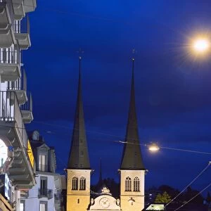 Hofkirche St. Leodegar, Lucerne, Switzerland, Europe
