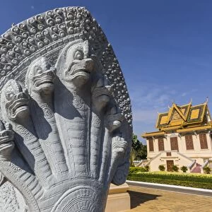Hor Samran Phirun, Royal Palace, in the capital city of Phnom Penh, on the Mekong River, Cambodia, Indochina, Southeast Asia, Asia