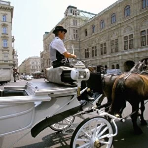 Horse drawn carriage, Vienna, Austria, Europe