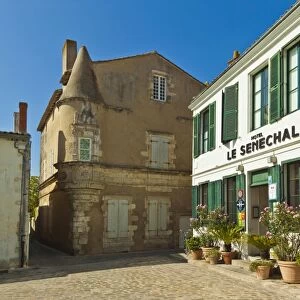 Hotel Senechal on Rue Gambetta in the islands principal western town. Ars en Re