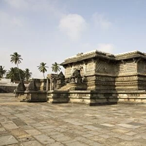 The Hoysala style Chennakeshava Temple at Belur, Karnataka, India, Asia