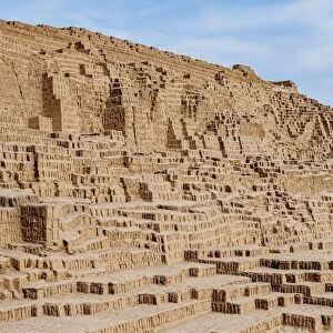 Huaca Pucllana Pyramid, Miraflores District, Lima, Peru, South America
