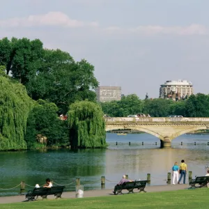 Hyde Park and the Serpentine, London, England, United Kingdom, Europe