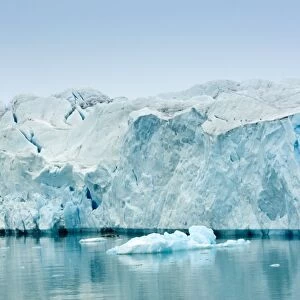 Iceberg in Woodfjord, Svalbard Archipelago, Norway, Arctic, Scandinavia, Europe