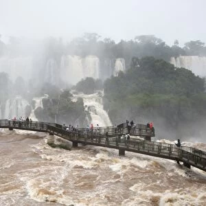 Iguazu Falls from Brazilian side, Iguazu National Park, UNESCO World Heritage Site