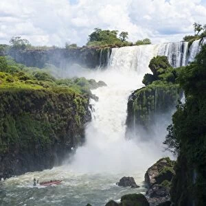 The Iguazu waterfalls, Iguazu National Park, UNESCO World Heritage Site, Argentina, South America