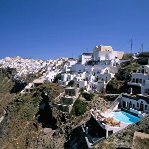Imerovigli, island of Santorini (Thira), Cyclades Islands, Aegean, Greek Islands