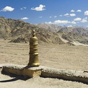 Indus Valley and Ladakh Range seen from Tikse