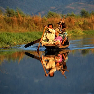Inle lake, Shan States, Myanmar, Asia