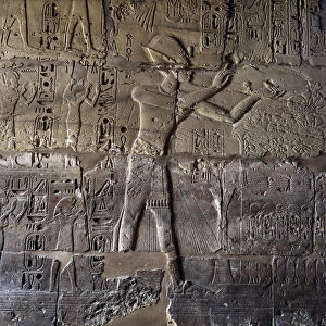 Inside Karnak Temple, UNESCO World Heritage Site, Luxor, Thebes, Egypt, North Africa
