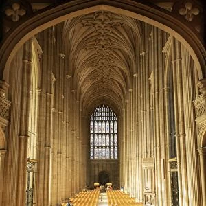 Interior, Canterbury Cathedral, UNESCO World Heritage Site, Kent, England