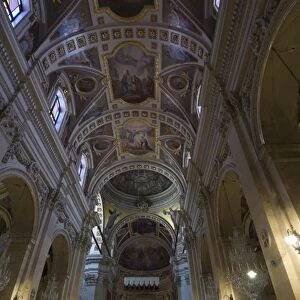 Interior of the Gozo Cathedral inside the Citadel, Victoria (Rabat), Gozo, Malta, Europe