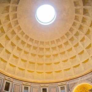 Interior, The Pantheon, UNESCO World Heritage Site, Rome, Lazio, Italy, Europe