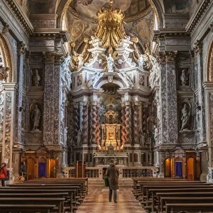 Interior of St. Maria di Nazareth church, Venice, UNESCO World Heritage Site, Veneto, Italy, Europe