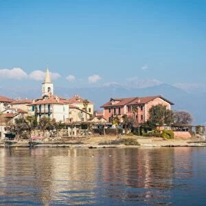 Isola dei Pescatori, an island in Lake Maggiore, Piedmont, Italian Lakes, Italy, Europe