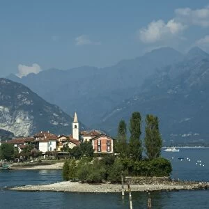Isola dei Pescatori, from Isola Bella, Borromean Islands, Lake Maggiore, Piedmont