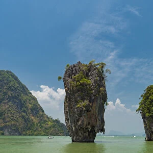 James Bond Island, featured in the movie The Man with the Golden Gun, Phang Nga, Thailand