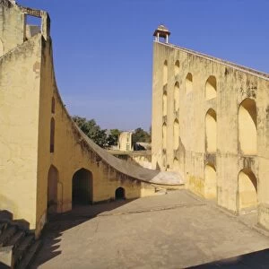 The Jantar Mantar built in 1728-34 by Jai Singh II as an observatory