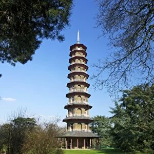 Japanese Pagoda, Royal Botanic Gardens, Kew, UNESCO World Heritage Site, London, England, United Kingdom, Europe