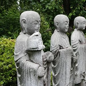 Jizo looks after the souls of dead children, Tokyo, Japan, Asia
