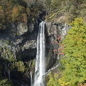 Kegon-no-taki, waterfall 97m high, Chuzenji, Nikko, Honshu, Japan