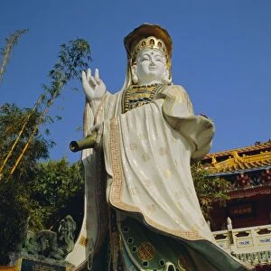 Kuanyin, the Goddess of Mercy, Temple Garden in Repulse Bay, Hong Kong, China