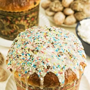 Kulitch (Kulitsch), Russian Easter cake, Russia, Europe