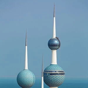 The Kuwait Towers, Kuwait City, Kuwait, Middle East