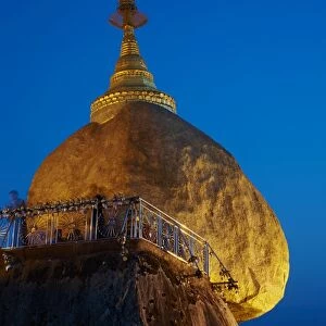 Kyaiktiyo Golden Rock, Mon State, Myanmar (Burma), Asia