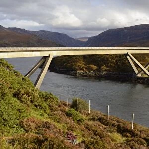 Kylesku Bridge, Kylesku, Assynt, Highlands, Scotland, United Kingdom, Europe