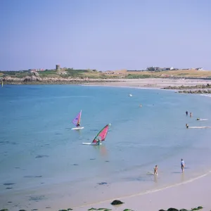 L Ancresse Bay, Guernsey, Channel Islands, United Kingdom, Europe