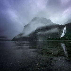 Lady Bowen Falls, Milford Sound, Fiordland National Park, UNESCO World Heritage Site