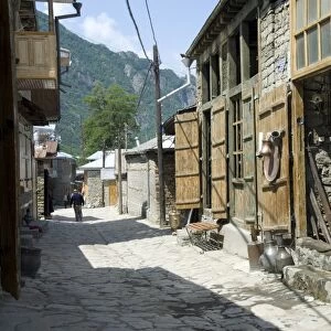 Lahic, traditional village in Greater Caucasus Mountains, near Shaki, Azerbaijan