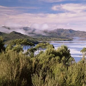Lake Pedder and Frankland Range, Southwest National Park, Tasmania, Australia, Pacific