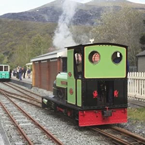 Lake Railway, Station, Llanberis, Gwynedd, Snowdonia, North Wales, Wales, United Kingdom, Europe