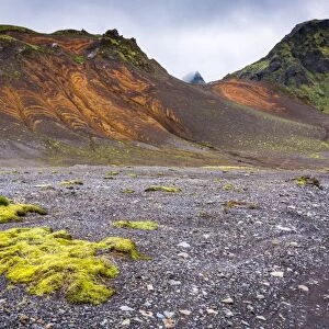 The Landmannalaugar region of the Fjallabak Nature Reserve in the Highlands of Iceland