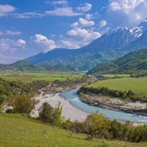 Landscape in the Southeast area, Albania, Europe
