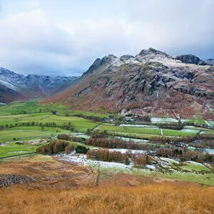 Langdale Pikes from Side Pike, Lake District National Park, Cumbria, England