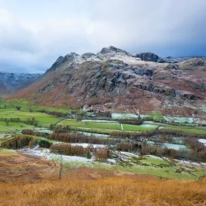 Langdale Pikes from Side Pike, Lake District National Park, Cumbria, England