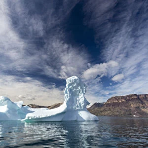 Large iceberg calved from a nearby glacier in Blomster Bugten, Flower Bay, Greenland