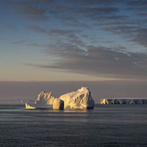 Large iceberg at sea towards Peter I Island, Bellingshausen Sea, Antarctica, Polar Regions