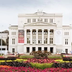 Latvian National Opera Building, Riga, Latvia, Baltic States, Europe