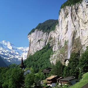 Lauterbrunnen and Staubbach Falls
