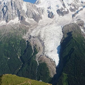 Les Boissons Glacier, Chamonix Valley, Rhone Alps, France, Europe