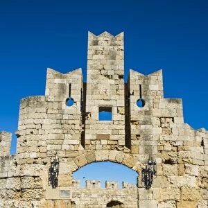 Liberty Gate, the Medieval Old Town of the City of Rhodes, UNESCO World Heritage Site
