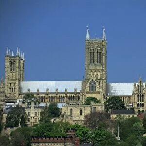 Lincoln Cathedral, Lincoln, Lincolnshire, England, United Kingdom, Europe