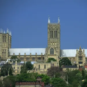 Lincoln Cathedral, Lincoln, Lincolnshire, England, United Kingdom, Europe