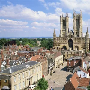 Lincoln Cathedral, Lincoln, Lincolnshire, England, United Kingdom, Europe