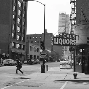 Liquor store, The Loop, Chicago, Illinois, United States of America, North America